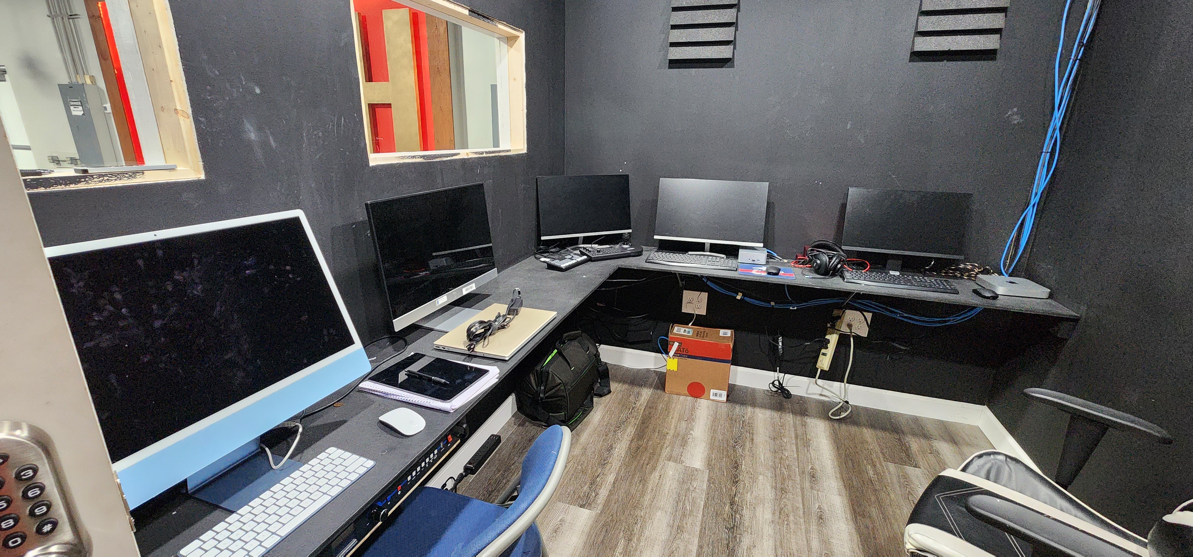 Broadcast rooms and video switchers